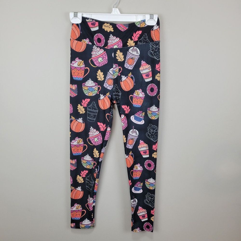JAAM Fall Sweet Treat Polyester Spandex Ankle Leggings One Size Fits All